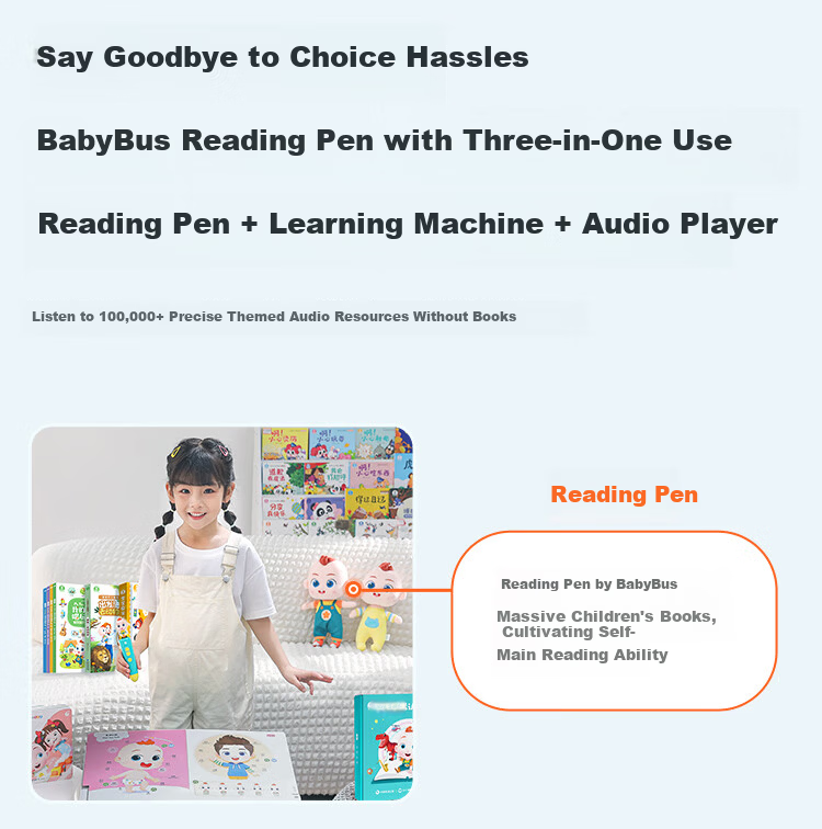 BabyBus Baby Bus 2-6 Years Science Enlightenment Dual Encyclopedia Set Children's Day Gift 4