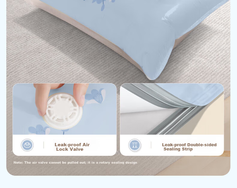 Antu Vacuum Compression Storage Bag for Quilt and Clothes, Sealed Bag for Cotton Quilt, Special Vacuum Storage Tool for Down Jackets 7
