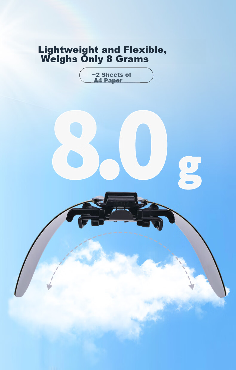 JFJN Polarized Clip-On Sunglasses for Myopia, UV Protection, Anti-Glare, Driving, Fishing, Hiking, Cycling JP02 10