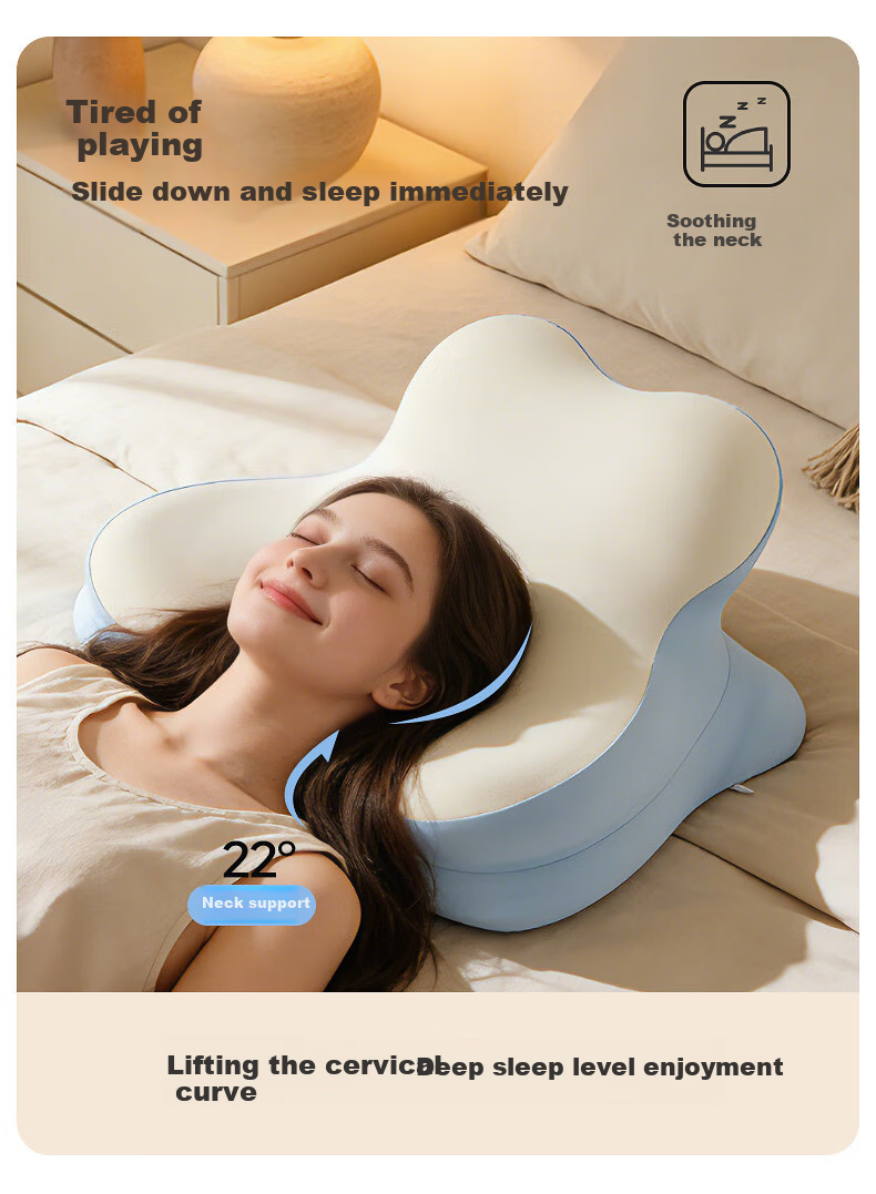 CORY Blue Multifunctional Adult Prone Pillow for Bed, Phone Use, and Lounging 9
