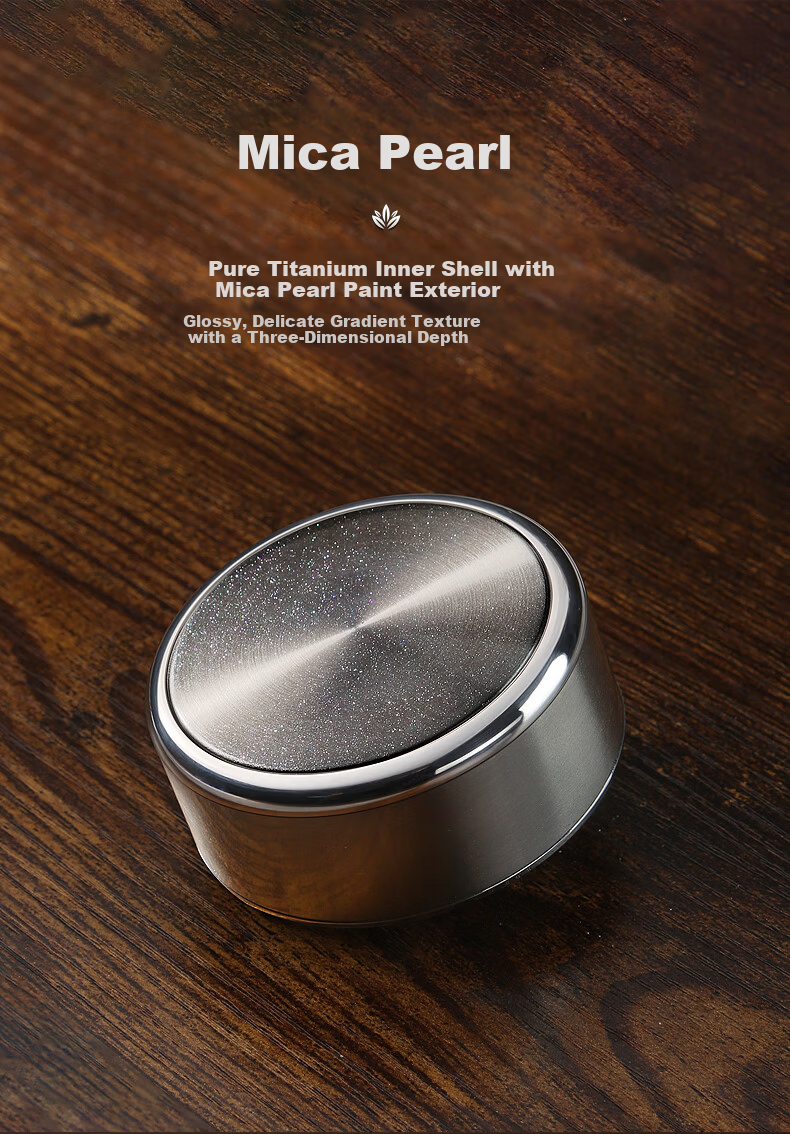 GEYA Antibacterial Titanium Double-Layer Glass Cup Men's Premium Glass Tea Cup Business Glass Water Cup Customizable 4