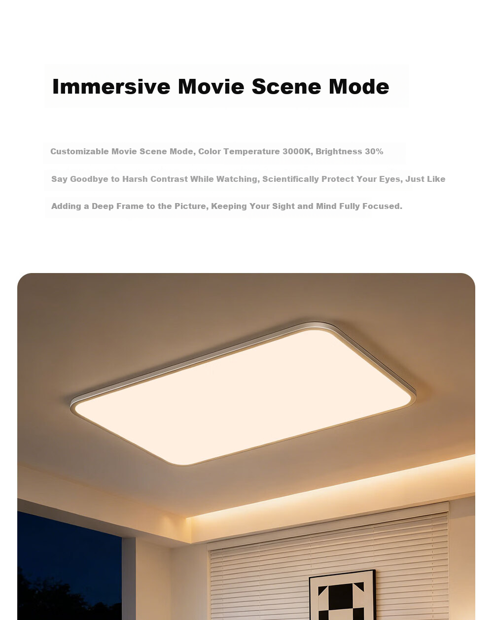 Kuka LED Ceiling Light Eye Protection Philips Aluminum Living Room Bedroom Simple 38cm Round [Installation Included] 31