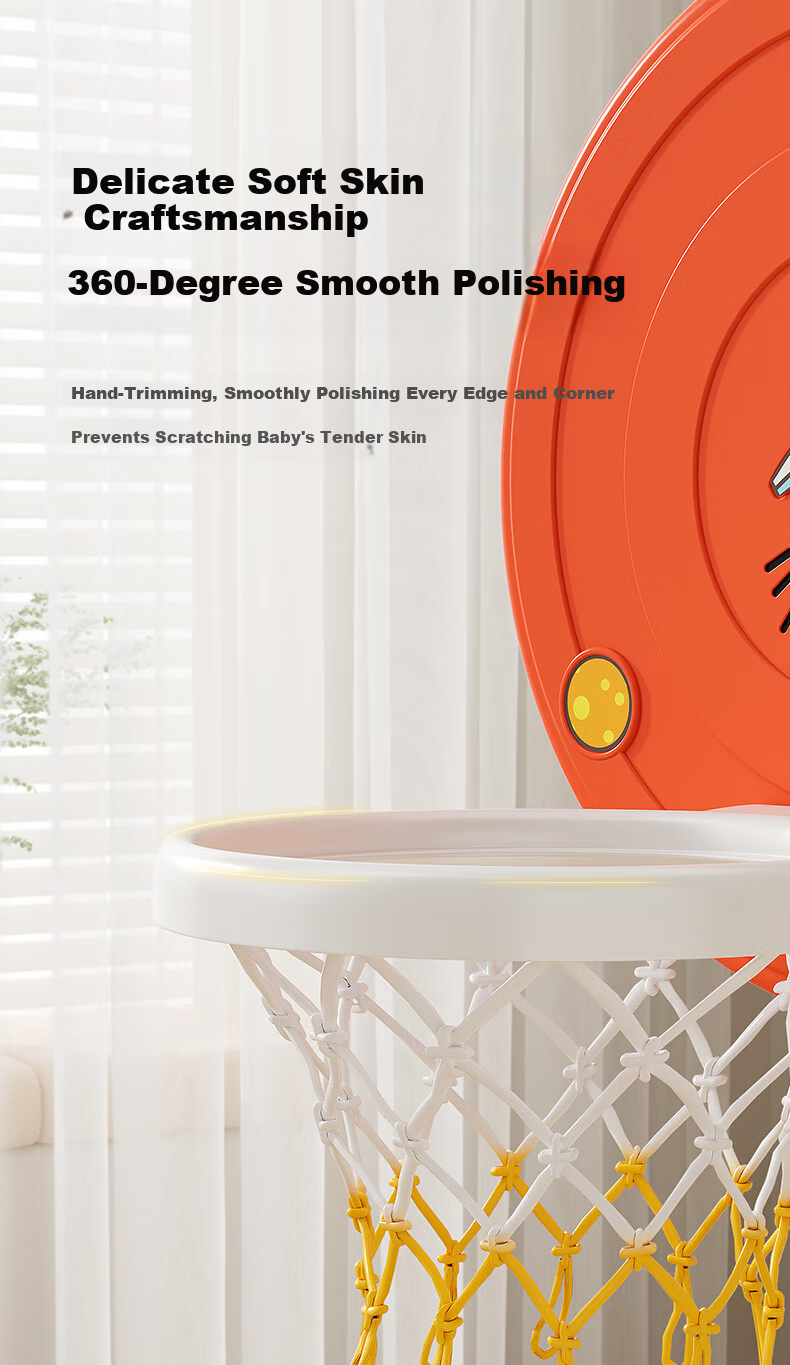 Youbeichen Children's Basketball Hoop Indoor Adjustable Basketball Stand Toy for Ages 1-6 Birthday Gift 5
