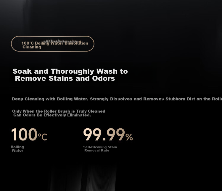 Mijia Xiaomi Floor Washer 5Pro 160℃ Steam Sterilization 26kPa Strong Suction Home Floor Washer and Mop 100℃ Boiling Water Self-Cleaning Anti-Tangle 45