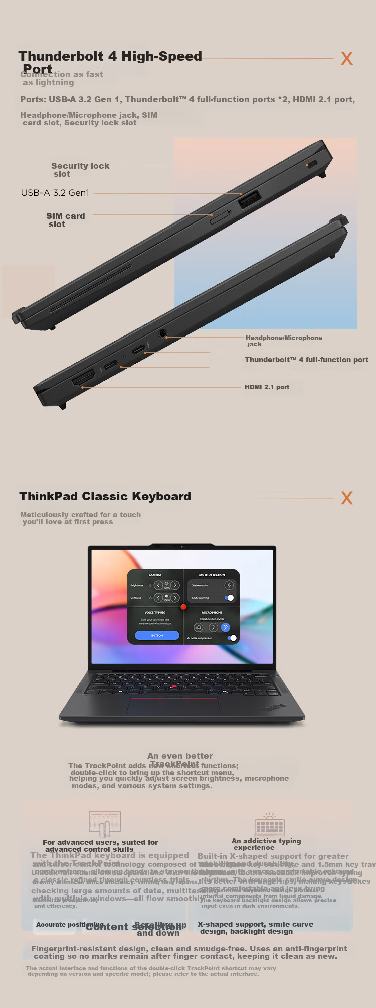 ThinkPad [Subsidy 15%], Lenovo X13 Fully Connected Business Laptop, Core Ultra5 336H, 32GB RAM, 1TB Storage, AI PC Thin And Light Notebook 11