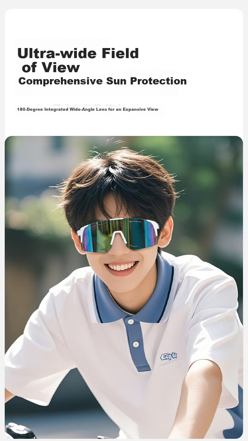FENCHI Youth Cycling Goggles Windproof UV Protection Outdoor Sports Glasses Kids Spring Autumn Sun Protection Sunglasses 4