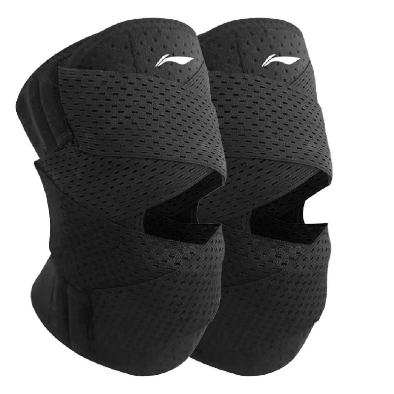 LI-NING Summer Thin Sports Knee Brace for Men and Women, Meniscus Injury Protection, Joint and Patella Support, Suitable for Hiking, Running, Badminton, and Basketball