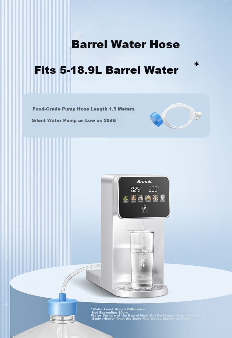 Bailang Instant Hot Water Dispenser Stainless Steel Desktop Countertop Integrated Water Purifier Small Under-Bucket Bottled Water Dispenser R3-8 16