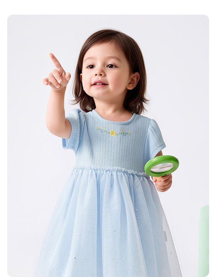 Balabala Baby Dress Infant Princess Dress 2026 Summer Sweet and Delicate [Mall Same Style] 16