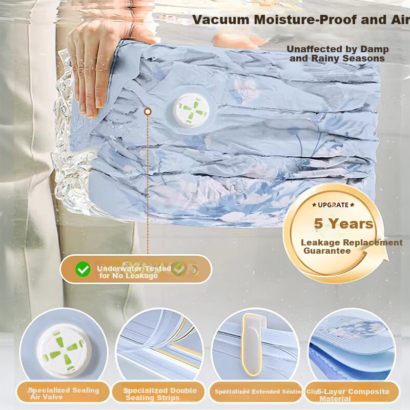 Antu Vacuum Compression Storage Bag for Quilt and Clothes, Sealed Bag for Cotton Quilt, Special Vacuum Storage Tool for Down Jackets