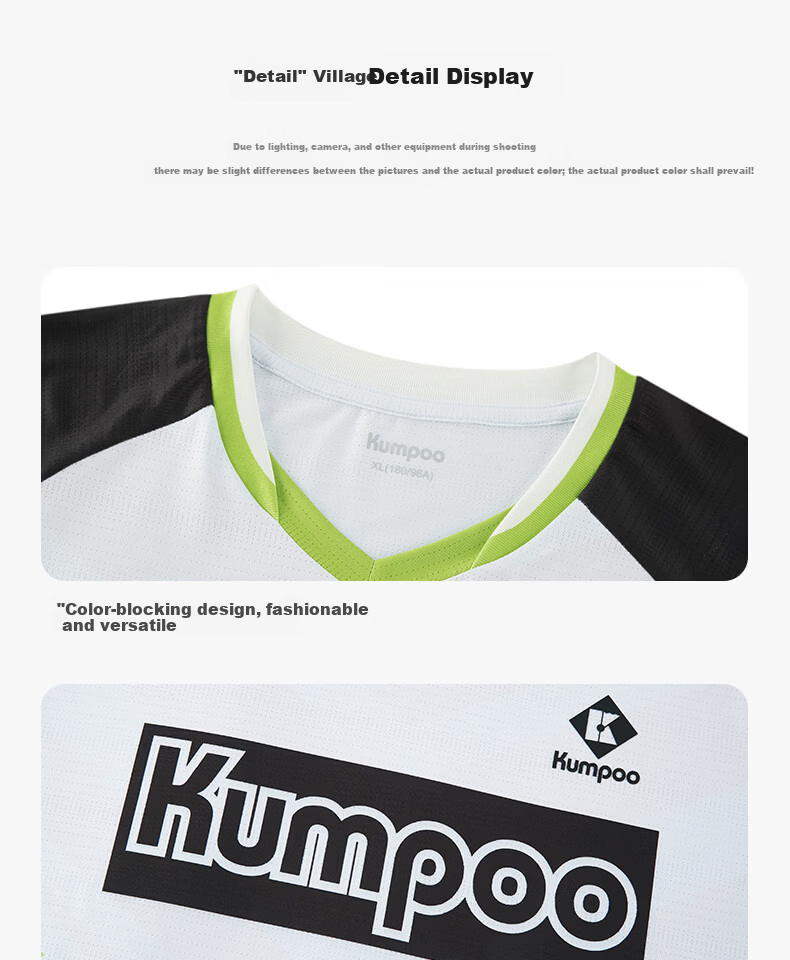 KUMPOO Badminton Short Sleeve Shirt Xunfeng Sportswear K261M-1731 Men's Short Sleeve Blue S 19