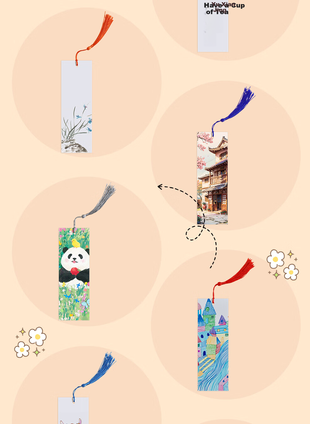 Jiaran Heng Blank Bookmark DIY Handmade Material Wish Card with Tassel for Kindergarten and Primary School Handicraft Class Hand-painted Custom Bookmark Handmade Graduation Gift for Classmates 7