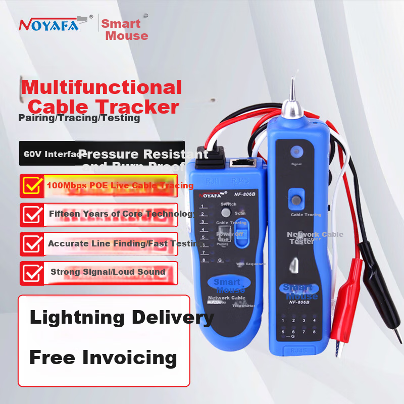 Smart Mouse NF-806B Cable Tracker Network Tester Wire Tracker Network Cable Locator