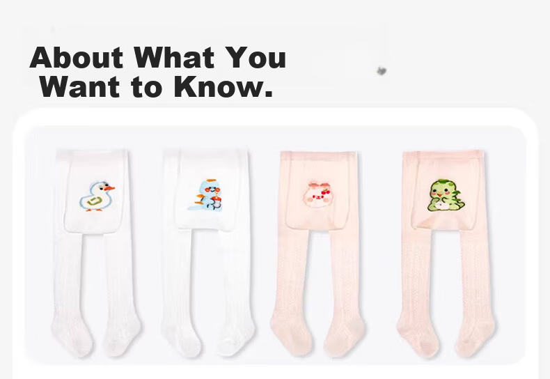 Langsha Baby Tights Toddler Cotton Summer Thin Pantyhose Anti-Mosquito Children's Leggings 8