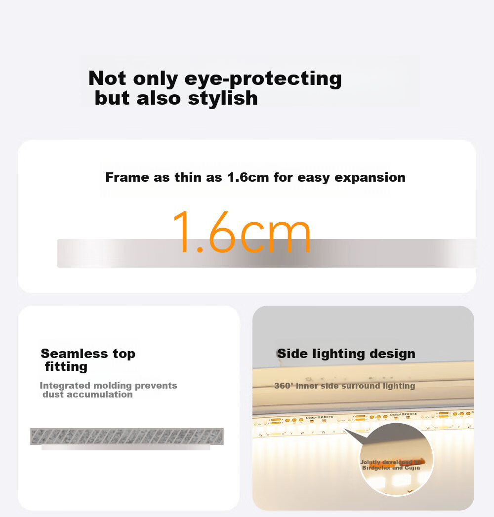 Kuka LED Ceiling Light Eye Protection Philips Aluminum Living Room Bedroom Simple 38cm Round [Installation Included] 6