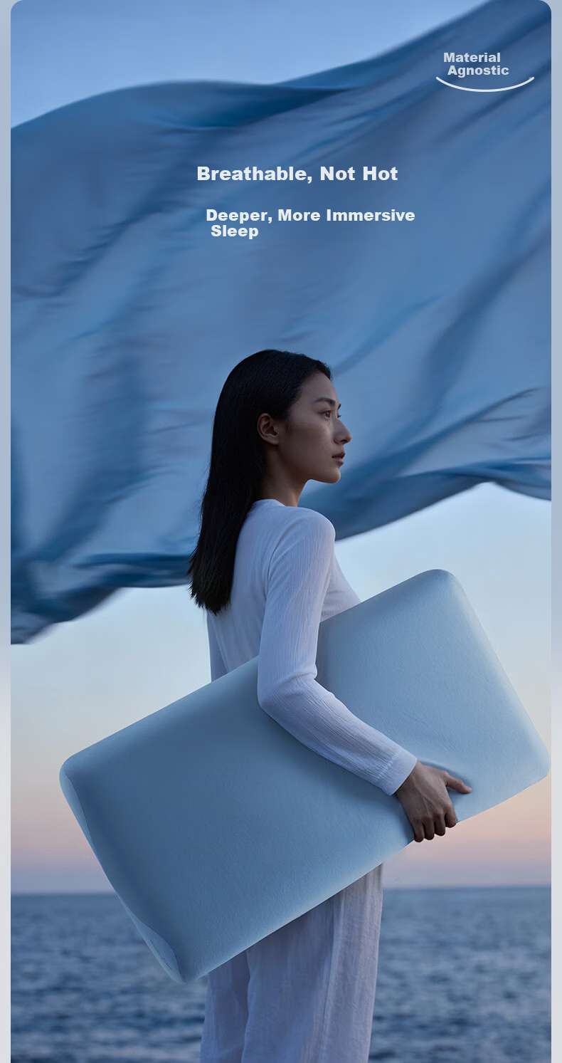 FUANNA x JDear JD Collaboration [Li Xiaoran Same Style] Washable Deep Sleep Air Cushion Pillow Cervical Pillow 72x40x8cm 6