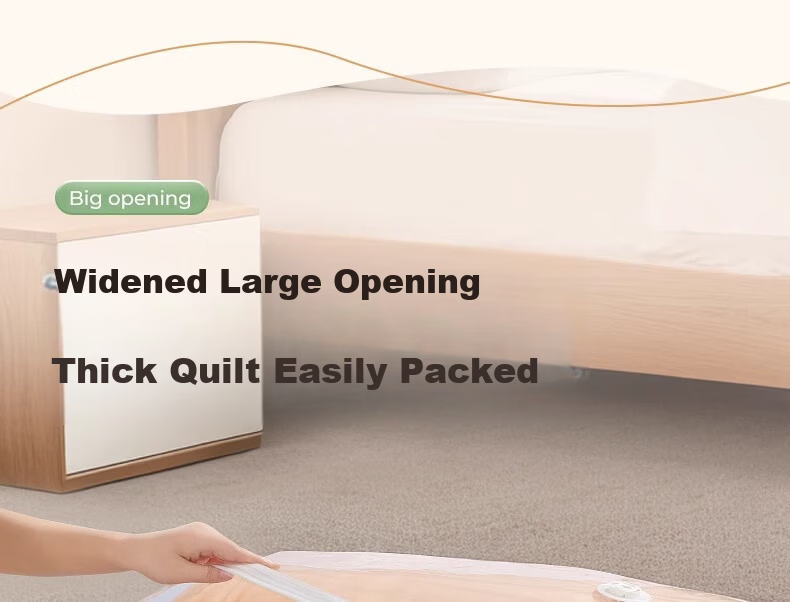 Onto Vacuum Compression Storage Bag for Quilts Clothes Down Jackets Sealed No-Pump Organizer Bag 4