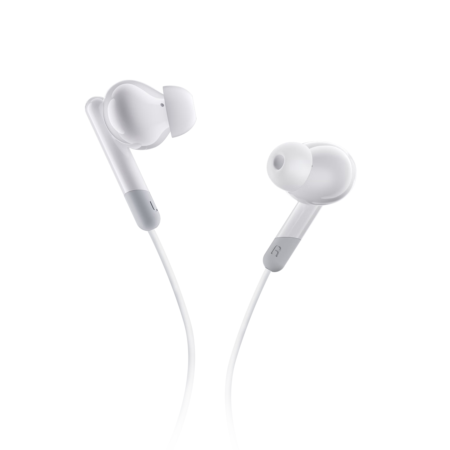 HP 7000P In-Ear Wired Earphones HIFI Sound Mobile Music Gaming Computer Wired Control with Mic Compatible with Android Apple Phones 3.5mm White