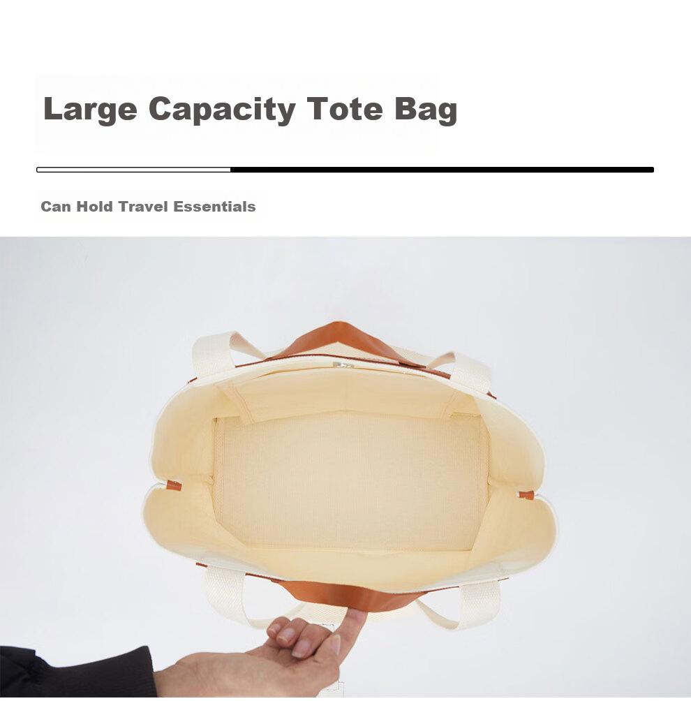 MEGA STONE Women's Bag 2026 New Large Capacity Commuter Handheld Canvas Casual Shoulder Bag Birthday Gift for Women 3