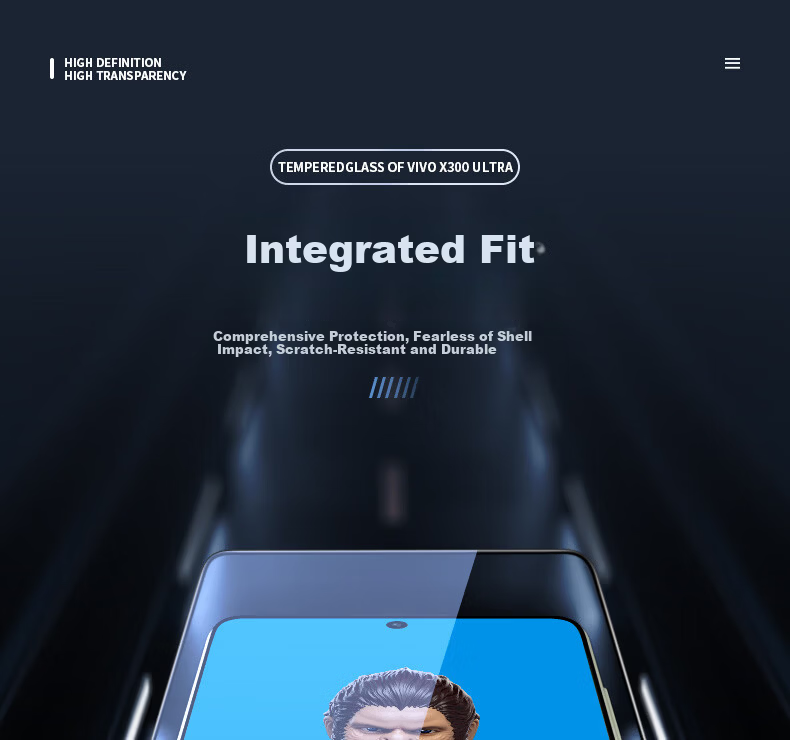Lanxingxiansheng Tempered Glass Screen Protector for Vivo X200S, High-Definition Clear Anti-Drop Anti-Fingerprint Protective Film for Vivo S30 Smartphone 4