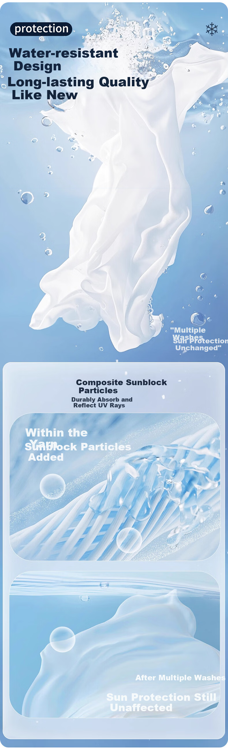 FitonTon UPF100+ Sunscreen Face Mask Ice Silk Outdoor Cycling Sun Protection UV Protection Seamless Women's Summer 3-Pack 5
