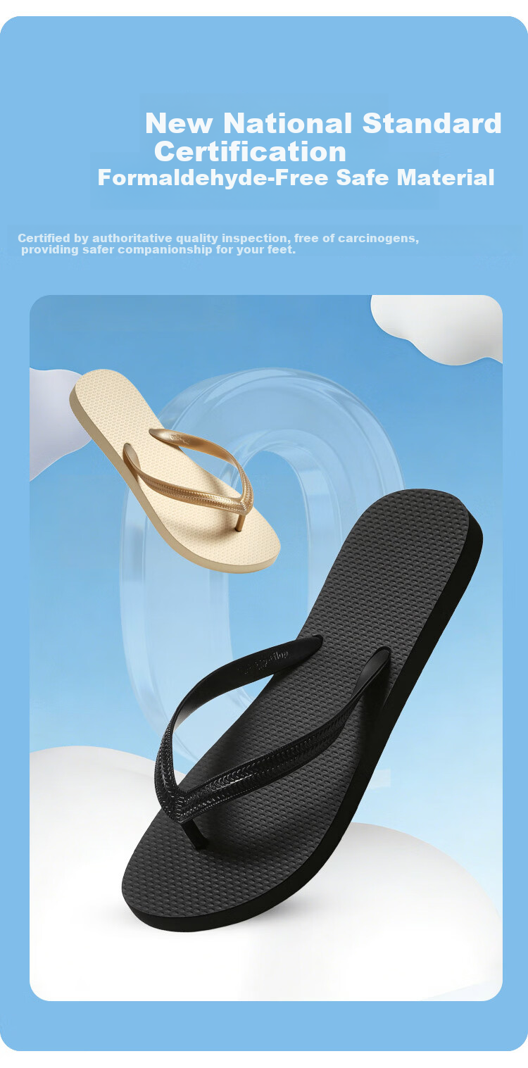 JD Jingzao Unisex Herringbone Flip Flops Beach Swimming Casual Summer Soft Sole Sandals Gray Size 39-40 4