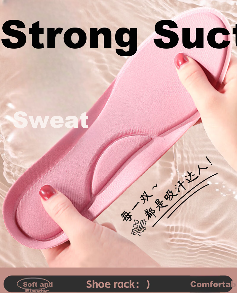 Energetic Rebound Women's Insoles Sweat-Absorbing Odor-Resistant Breathable Comfortable Long-Standing Soft Cushioned Anti-Foot Pain Military Training Size 35 9