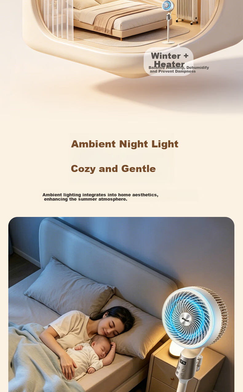 AUX Storm Mosquito Repellent Electric Fan High Wind Power Pedestal Air Circulation Fan Retractable Foldable Electric Fan Bedroom Home 2026 New Mosquito Repellent Fan Price Protection 618 19