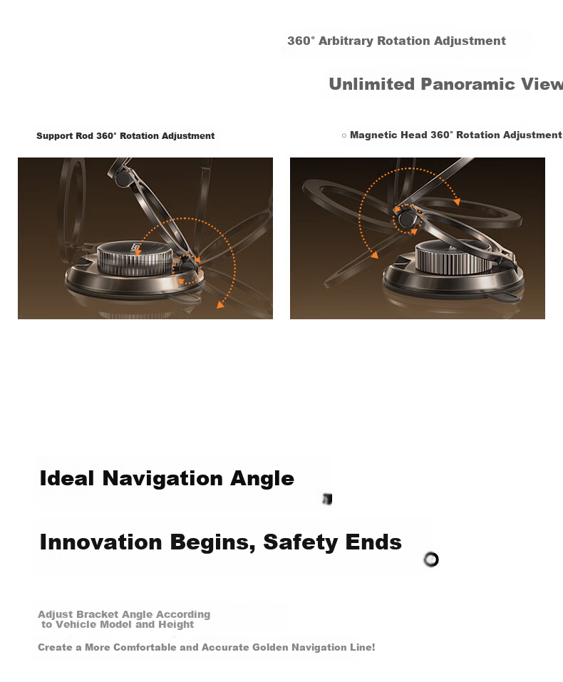 Lisen [Best Seller Million | Ring Moon Pro] Car Phone Holder 2026 New Magnetic Vacuum Suction Cup 13