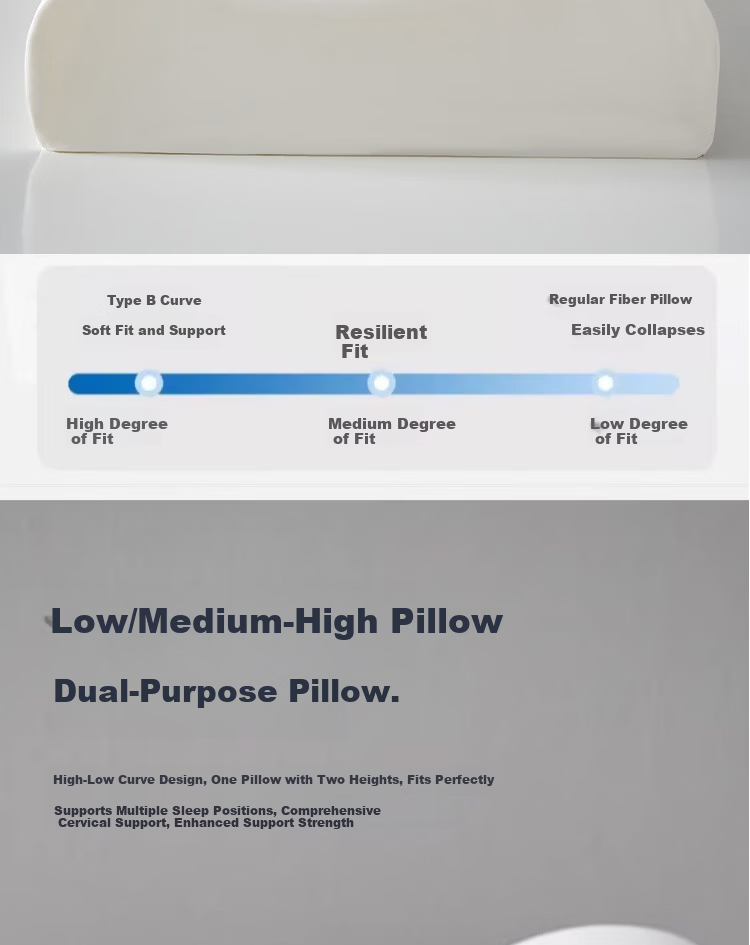 Yalu Deep Sleep Memory Foam Pillow Zero Pressure Slow Rebound Neck Support Sleep Aid Adult White 35*55cm 5