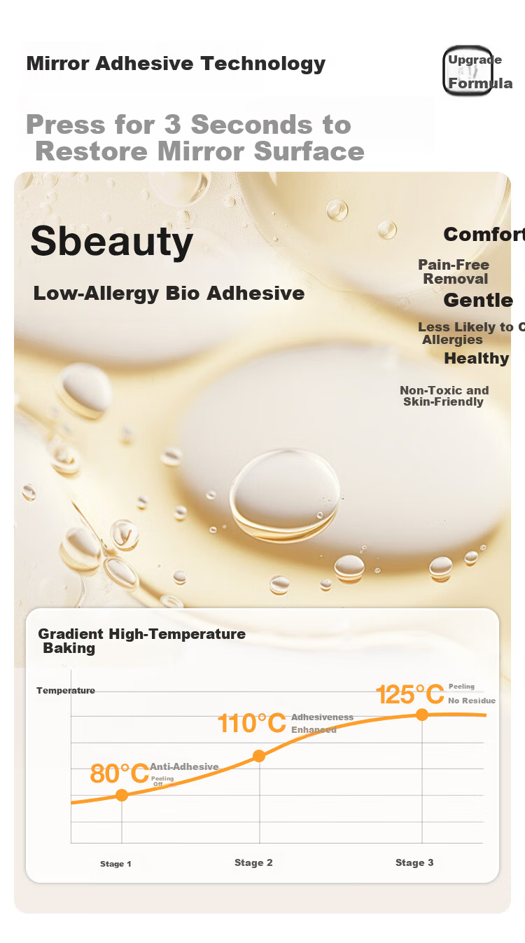 SBEAUTY 2.0 Water Drop Lifting Silicone Breast Pads 2026 New Women's Push-Up Large Silicone Anti-Protrusion Nipple Covers Large Water Drop 1 Pair 12