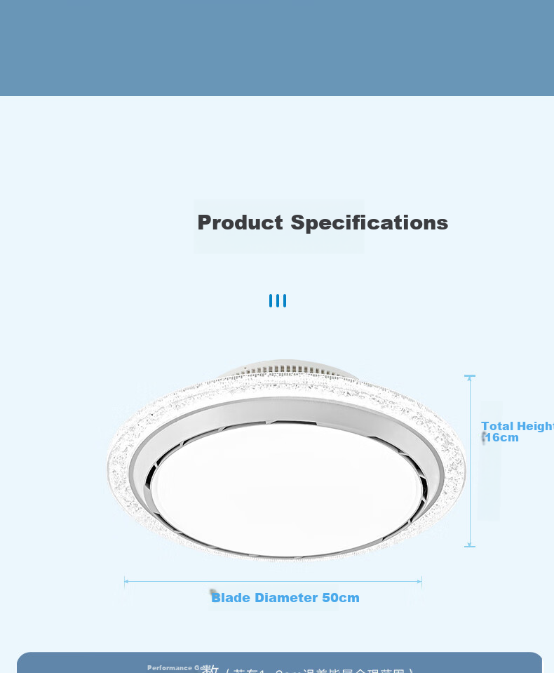 Airmate [With Installation] 360-Degree Ceiling Fan Light Integrated 2026 New Model Bedroom Eye Protection Dining Room Variable Frequency High Wind Power 20