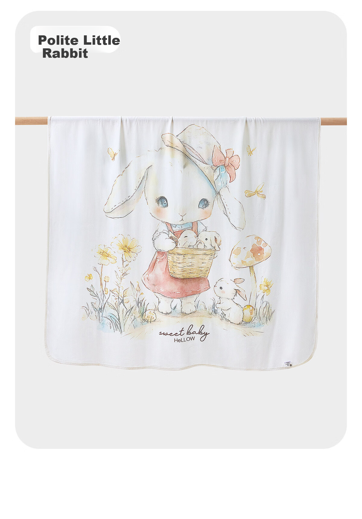 JOYNCLEON Baby Blanket Summer Ice Silk Quilt Newborn Toddler Kindergarten Air Conditioning Cooling Blanket Bear Jyp199522 19