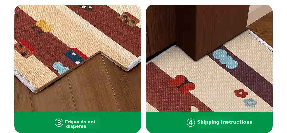 COMICOMI Small Coconut Square Entrance Floor Mat Non-Slip Cuttable Luxury Dust Removal 60*90cm 12