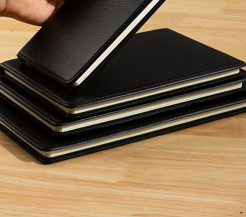 M&G Color-Block Soft Leather Cover Notebook, Meeting Office Supplies, Conference Record Book, Affordable Diary, Journal, Business 25K120 Single Book APYD2K78 16