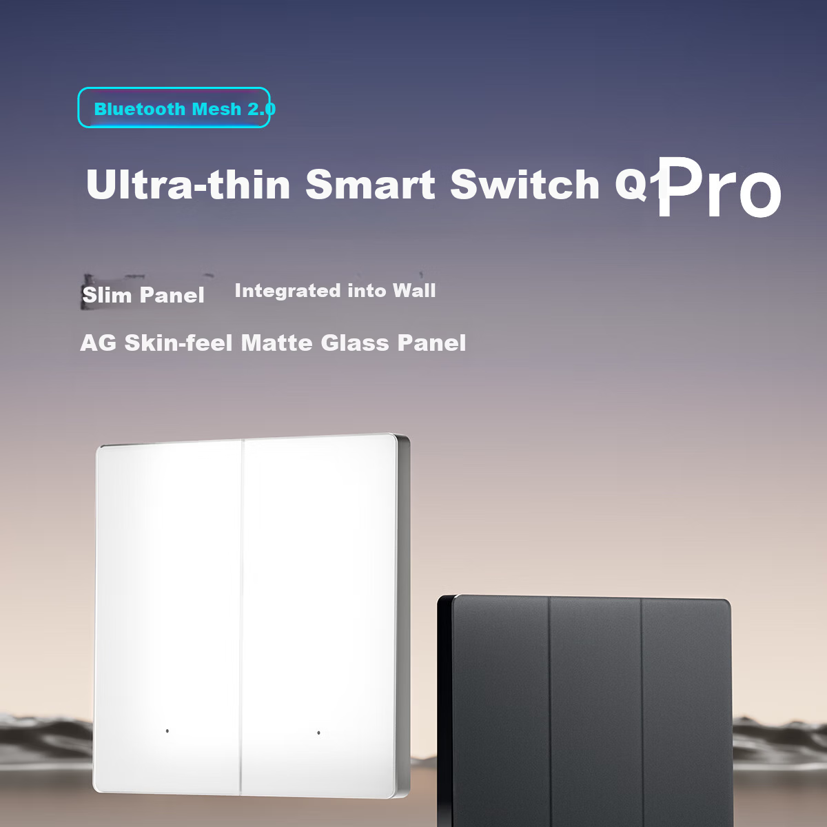 Flathead Bear Q1PRO Compatible Switch Socket 16A High Power Three-Prong Socket 86 Type Flush Wall Socket Gray 1