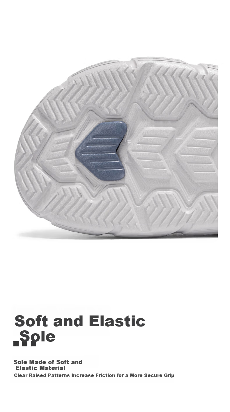TonLion Men's Summer 2026 Hole Shoes Fashion Sandals Thick Sole Dual-Purpose Beach Shoes Gray Size 42/43 4