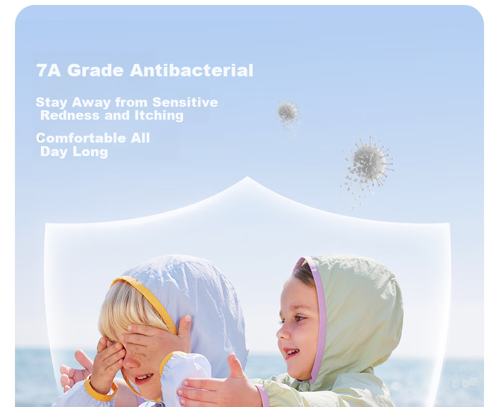 Betis Kids Lightweight Summer Sunscreen Jacket UV Protection Breathable Cooling Sunshade Coat for Boys and Girls Baby Skin Jacket 30