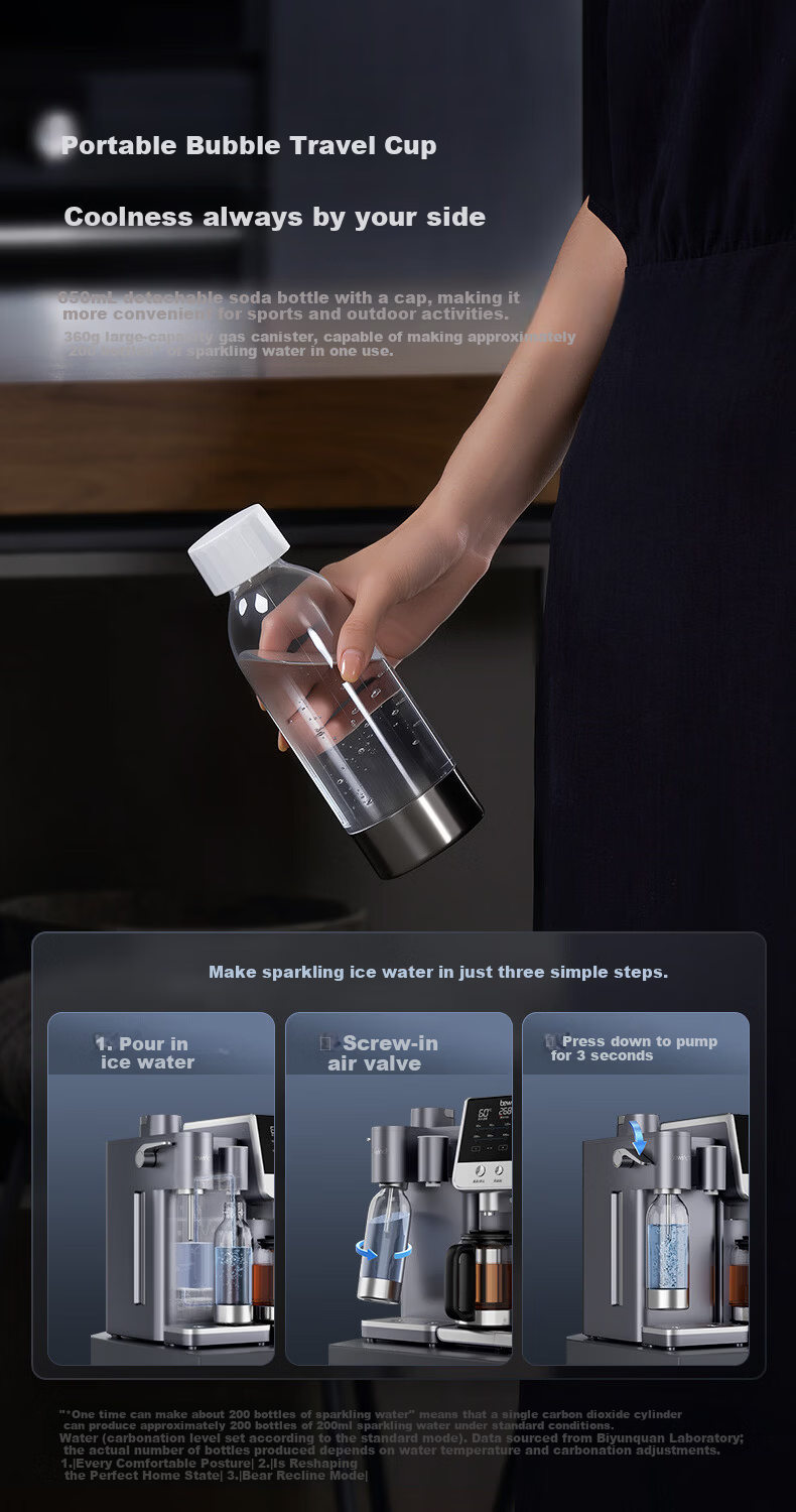 Biyunquan G7 Weak Alkaline Desktop Water Purifier Home Fast Heating Direct Drinking All-in-One JD Self-Operated No Installation Stewing Tea RO Reverse Osmosis 100% True Boiling G7s Basic Edition 7