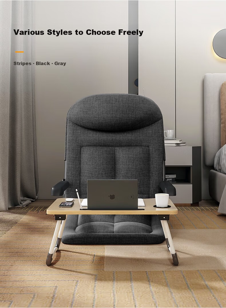 DSRAWMYT Folding Bed Office Nap Recliner Nap Bed Care Bed Simple Military Cot with Breathable Cotton Mat Single Bed 2