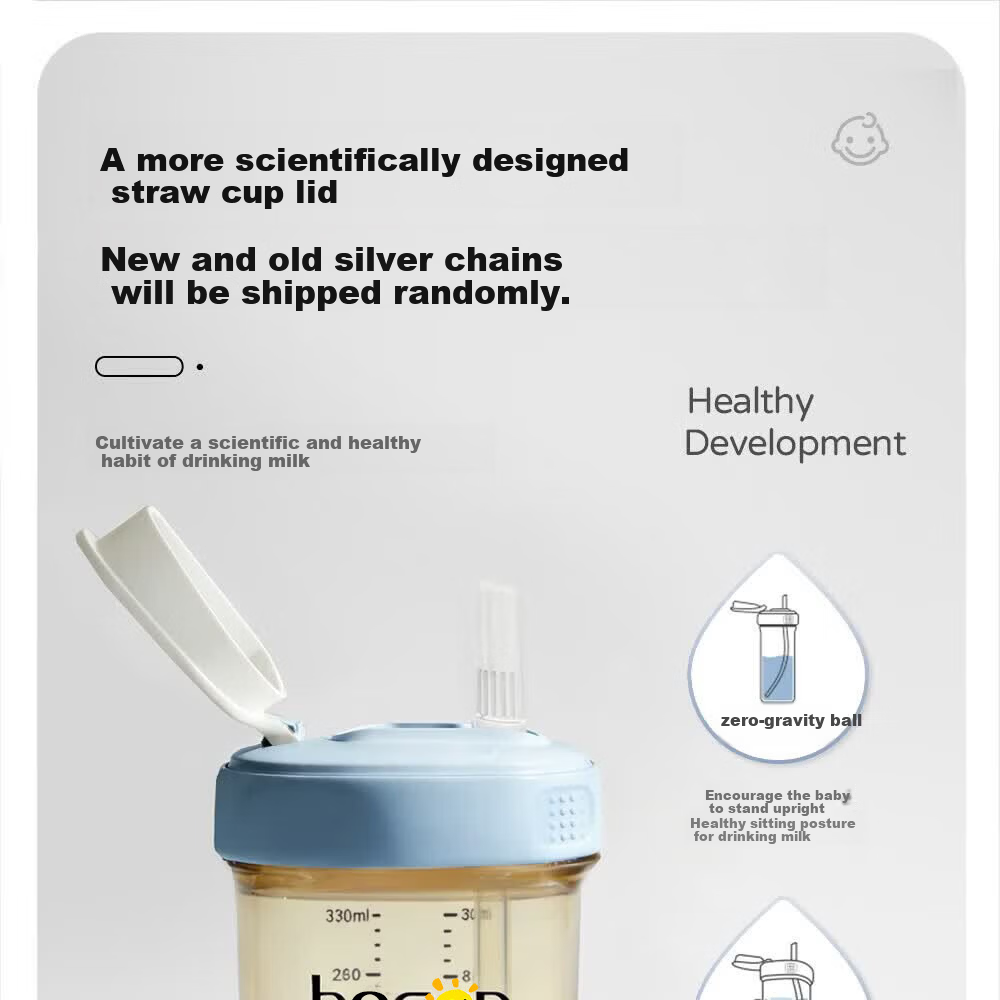 BAYTIM Compatible Hegen Direct Drinking Straw Accessory Hegen Bottle Accessory Water Cup Replacement Straw Nipple 1