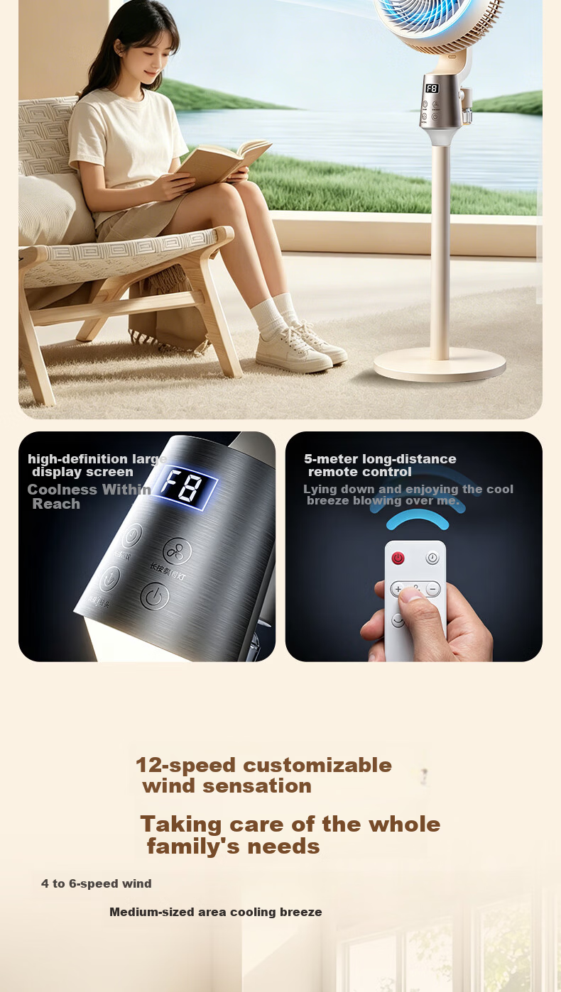 AUX Storm Mosquito Repellent Electric Fan High Wind Power Pedestal Air Circulation Fan Retractable Foldable Electric Fan Bedroom Home 2026 New Mosquito Repellent Fan Price Protection 618 10