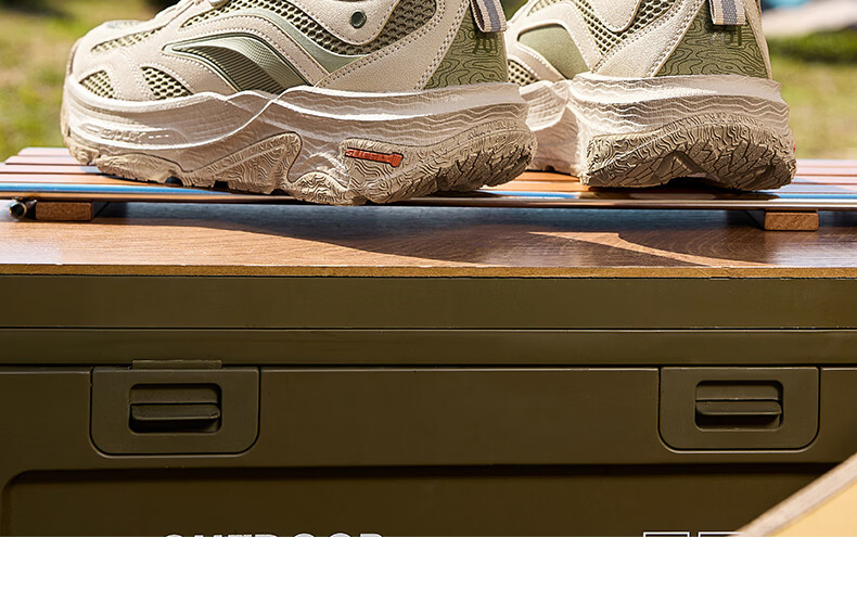 361° Wuren Outdoor Sports Shoes for Men, Commuter Thick-Soled Wear-Resistant Shock-Absorbing Wide-Fit Casual Running Shoes 672636771-1 38