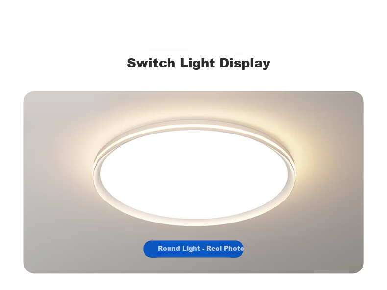 HP Pure Eye Protection Ceiling Light for Bedroom Study Children's Room High Brightness Side Emission Modern Simple Zhongshan Lighting Morning Light 27