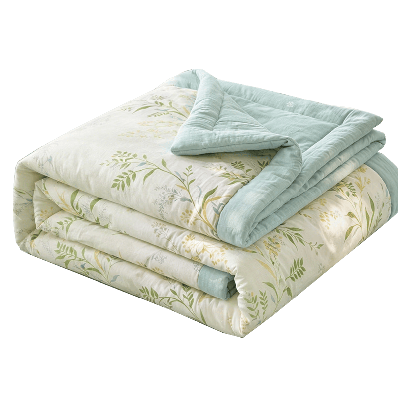 MUJI 100% Xinjiang Cotton Quilt, Pure Cotton Summer Cooling Quilt, 180x220cm