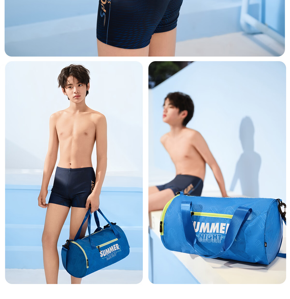 361° Kids Swimming Storage Bag Wet and Dry Separation Girls Handbag Boys Student Swimming Training Gear 15