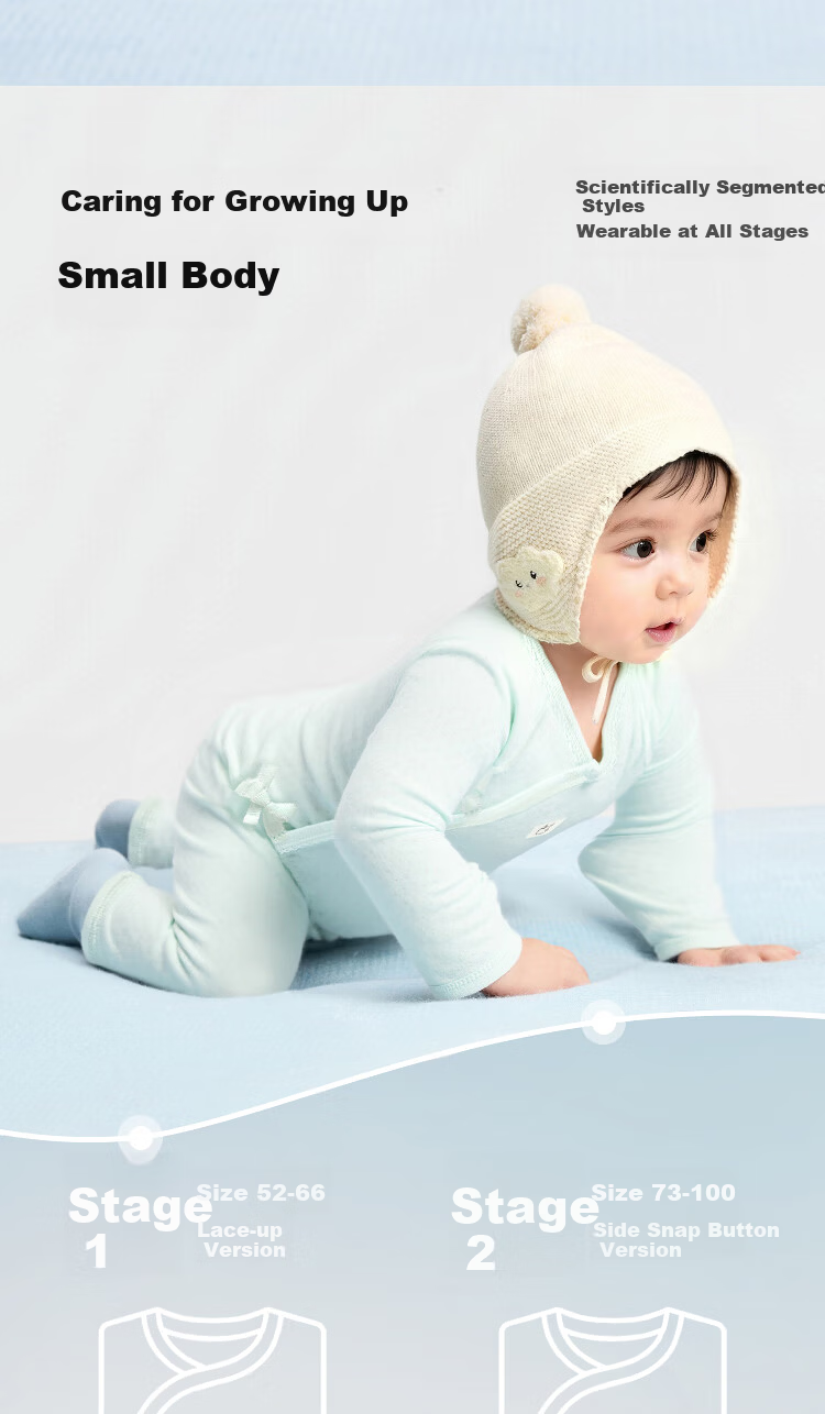 Balabala Baby Romper Infant One-Piece Cotton Bodysuit Spring 2026 Newborn Cute Jumpsuit 3