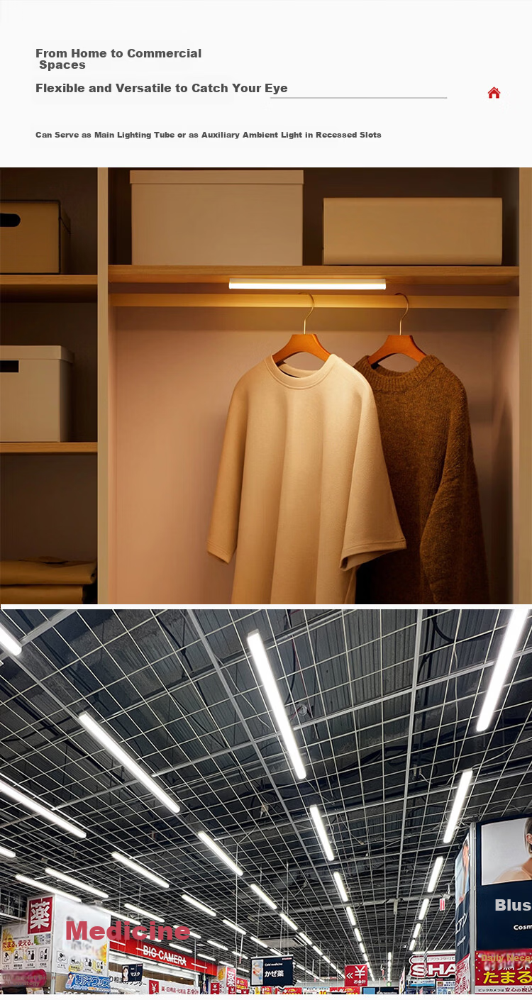 CARE T5 LED Integrated Bracket Lamp Tube 16W 1.2m 6000K Daylight Bright Light Tube 8