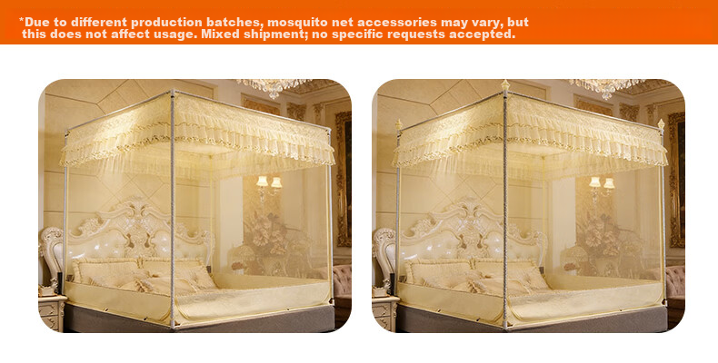 MUJI Baby Safety Playpen Mosquito Net Frame 1.8×2m Bed Three-Door with Reinforced Frame 1
