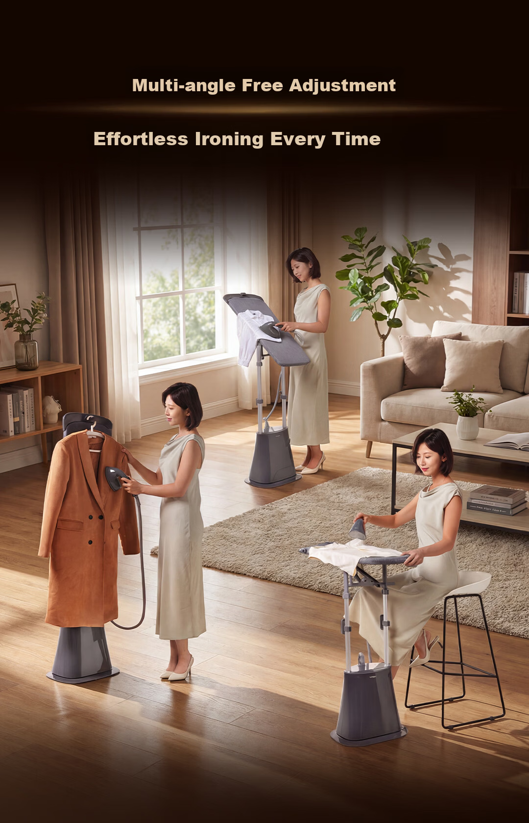 Haier 【Price Protection 618】Shijia Slim Waist Large Ironing Board Vertical Garment Steamer HY-VD2528(G) 19